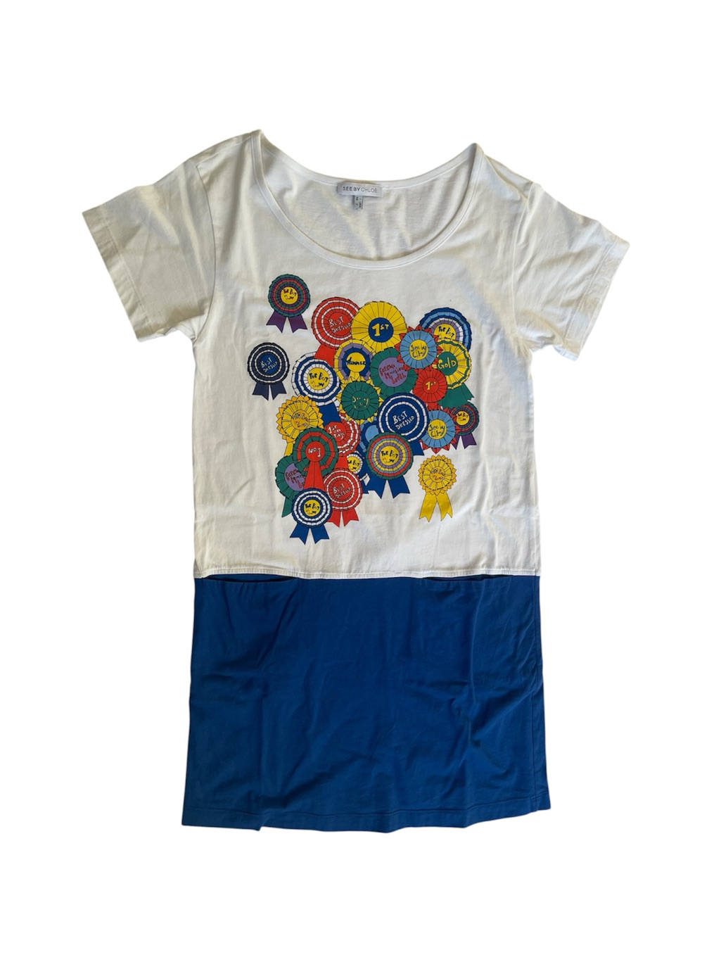 See By Chloe Ribbon T-Shirt Dress